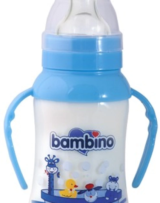 Bambino Geniş Ağızlı Kulplu No:1 Biberon 250 Ml.