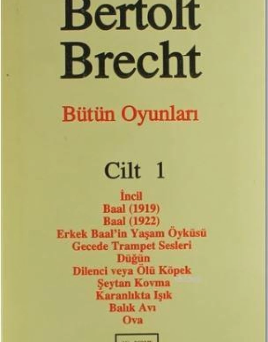 Bütün Oyunları Cilt: 1