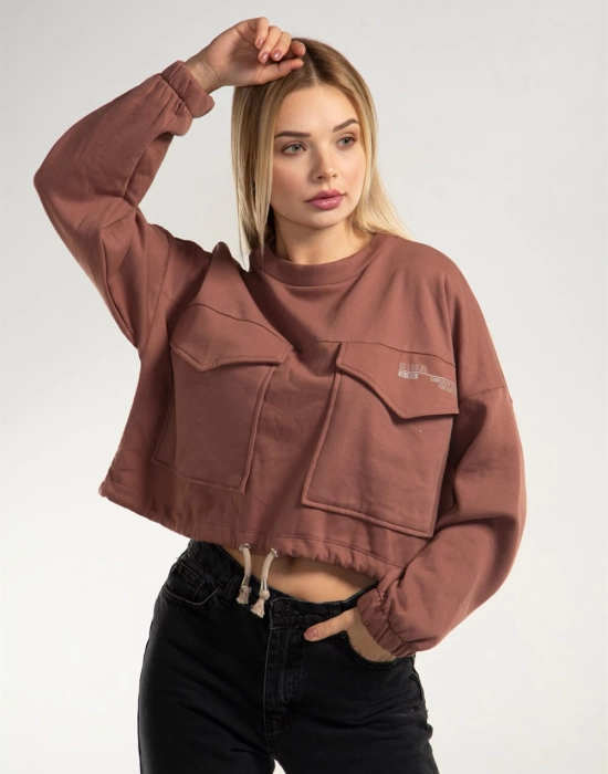 Cepli Crop Sweatshirt - TOPRAK