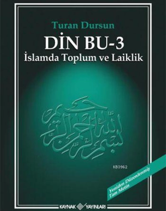 Din Bu - 3; İslamda Toplum ve Laiklik