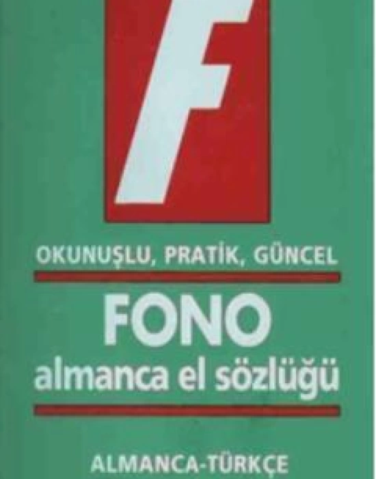 Fono Almanca El Sözlüğü; Okunuşlu, Pratik, Güncel