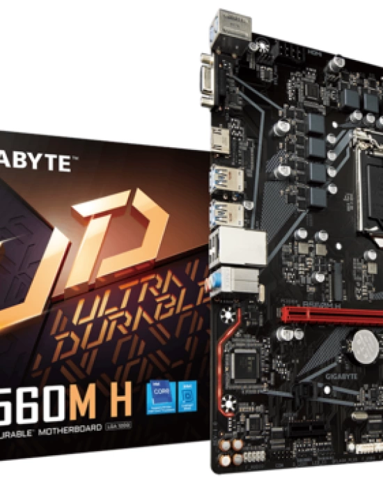 GIGABYTE B560M H 3200MHz HDMI M.2 mATX 1200p