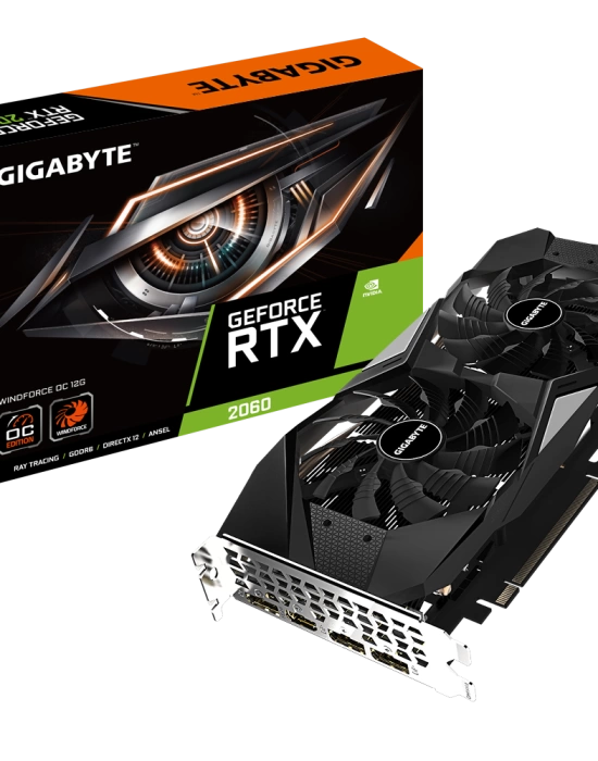 GIGABYTE GV-N2060WF2OC-12GD RTX 2060 12GB GDDR6 DP HDMI 192BİT