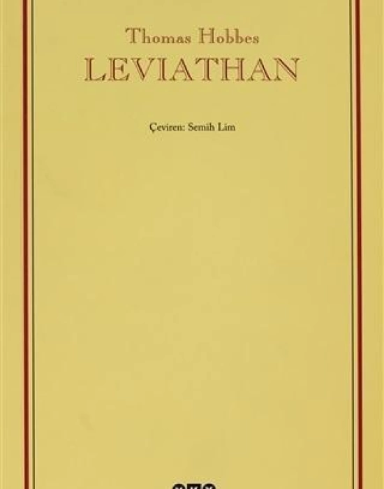 Leviathan; Bir Din ve Dünya Devletinin İçeriği, Biçimi ve Kudreti