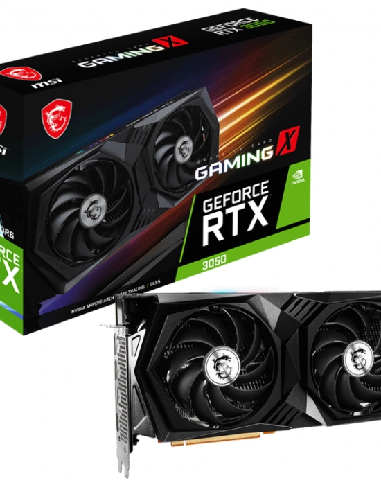 MSI GEFORCE RTX 3050 GAMING X 8G GDDR6 HDMI 3XDP 128BİT