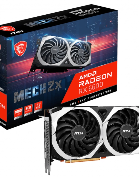 MSI RADEON RX 6600 MECH 2X 8G GDDR6 128BIT