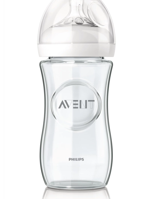 Philips Avent Natural Güvenli Cam Biberon 240ml 0+Ay 8710103876236