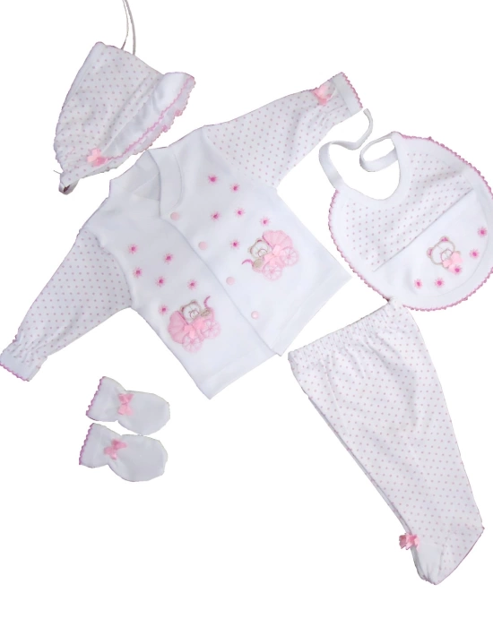 Sema Bebe 5li Set - Açık Pembe 8682476853162