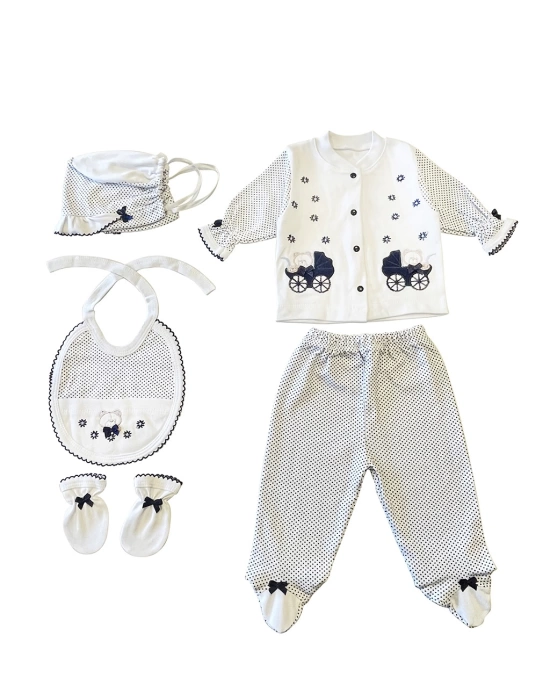 Sema Bebe 5li Set - Mavi