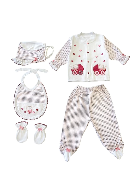 Sema Bebe 5li Set - Pembe