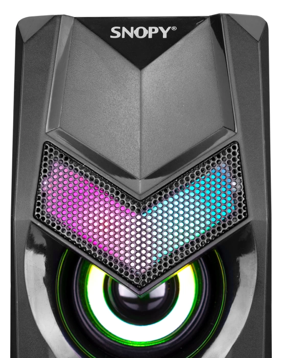 SNOPY SN-X25 2.0  RGB IŞIKLI 3WX2SİYAH USB SPEAKER