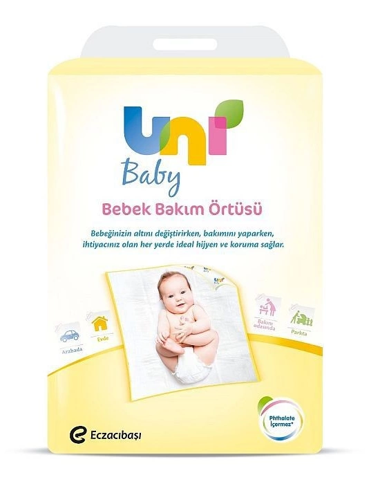 Uni Baby Bebek Bakım Örtüsü