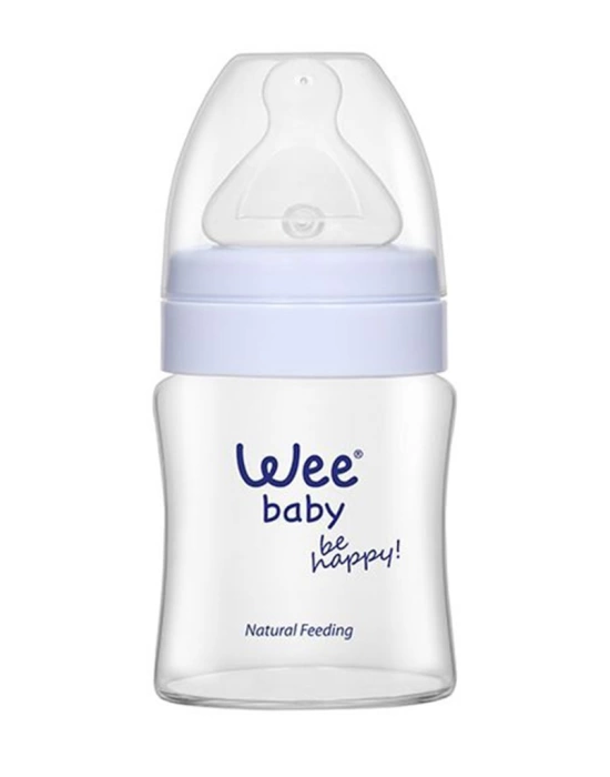 Wee Baby Isıya Dayanıklı Akıtmaz Cam Bardak 120 ML