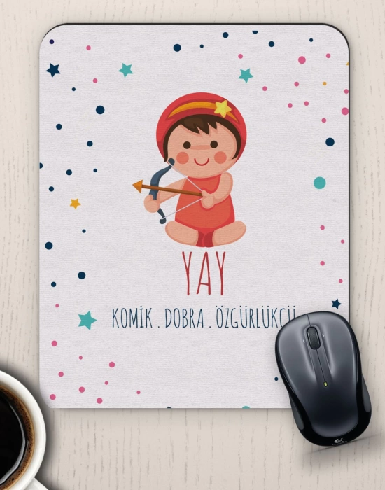 Yay Burçlarına Özel Sevimli Mouse Pad