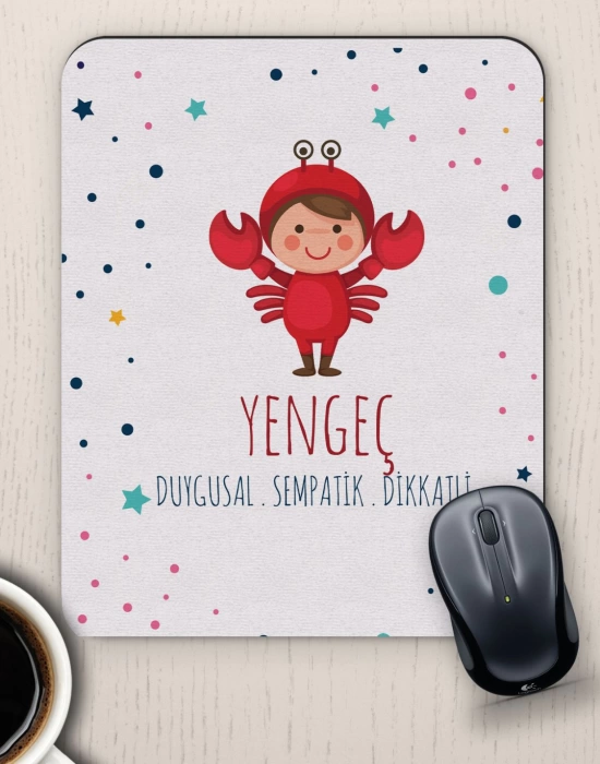 Yengeç Burçlarına Özel Sevimli Mouse Pad