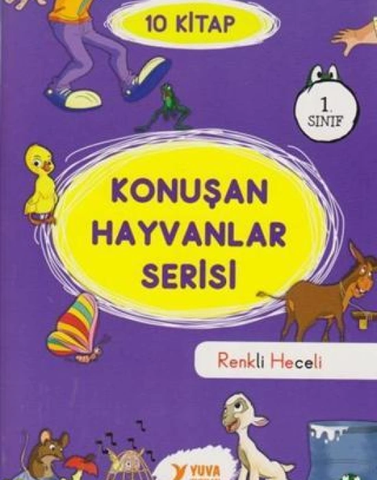 Yuva 1. Sinif Konuşan Hayvanlar Serisi Renkli Hece