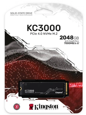 2TB KINGSTON KC3000 M.2 NVMe PCIe 4.0 SKC3000D/2048G 7000/7000MB/s