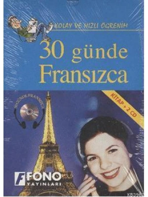 30 Günde Fransızca; Kitap+3 Cd