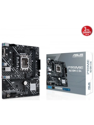 ASUS PRIME H610M-E DDR4 3200(OC) VGA HDMI DP M.2 mATX 1700p