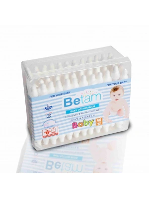 Betam Emniyetli Bebek Kulak Çubuğu 60lı