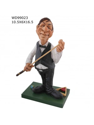 Bilardo Eğitmeni Biblo Heykel