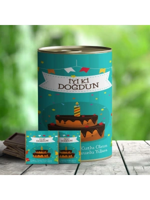 İyi ki Doğdun İlginç Çikolata Konservesi