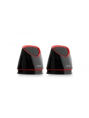 MİKADO MD-158 2.0 SİYAH/KIRMIZI USB SPEAKER