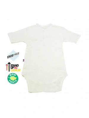 Sema Baby Yarım Kol Kaşkorse Badi (Body) - Ekru 0-6 Ay