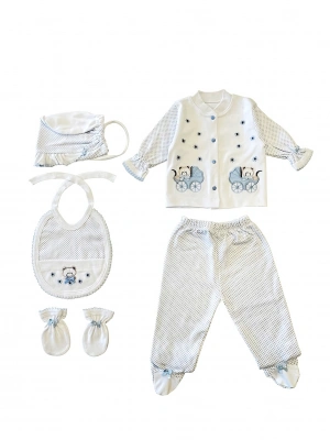 Sema Bebe 5li Set - Açık Mavi