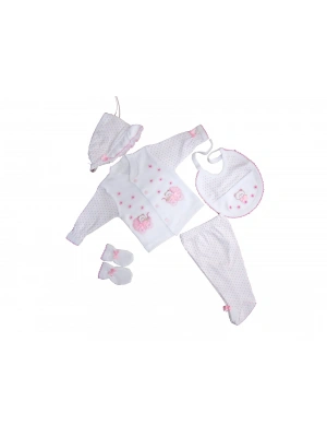 Sema Bebe 5li Set - Açık Pembe 8682476853162
