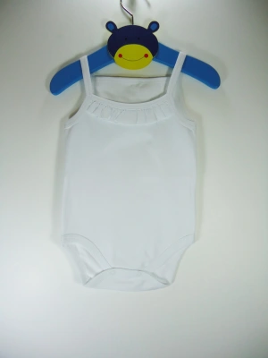 Sema Bebe Penye ip Askılı Badi (Body) - Beyaz 3-6 Ay