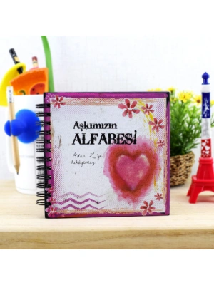 Sevgililere Romantik Aşkımızın Alfabesi Kitabı