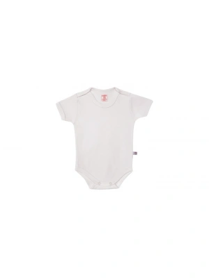 Sevi Bebe Şardonlu Yarım Kollu Body - Krem 6 Ay