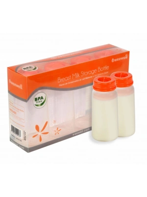 Weewell Süt Saklama Şişesi 4lü - WBS400