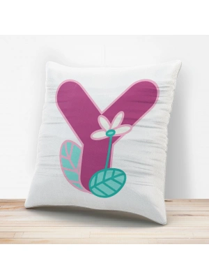 Y Harfi Tasarımlı Yastık Kılıfı