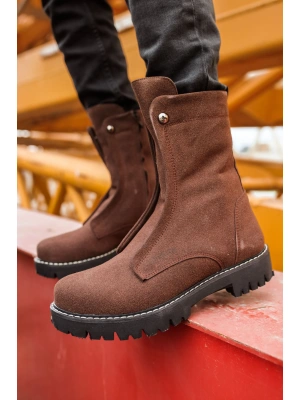 CH027 Süet ST Erkek Bot KAHVE