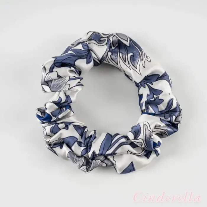%100 Mulberry Saf İpek Saç Tokası 3.5cm - Saçı Acıtmayan Yumuşak Scrunchie Saç Lastiği Toka Model-6
