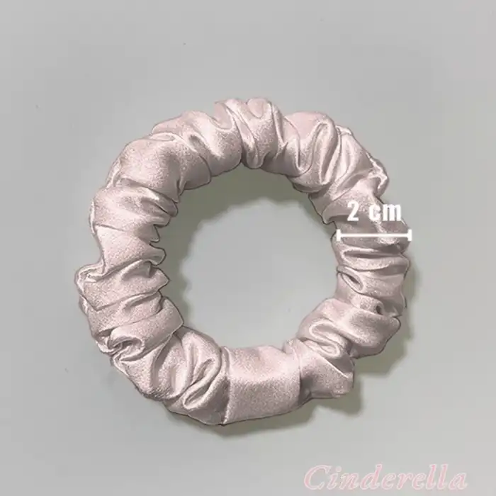 %100 Saf Dut İpek Kadın Scrunchie Saç Tokası Lila - Yumuşak Rahat Uyku için Simit Lastikli Toka