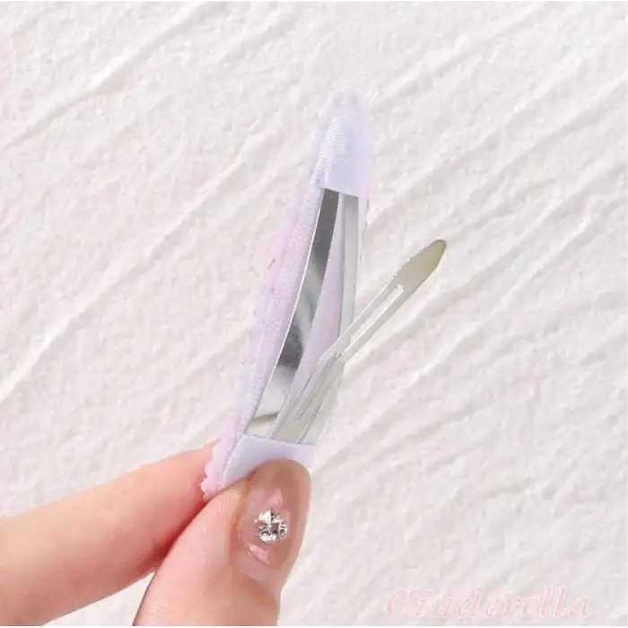 10lu Özel Seri Nakışlı Çiçekli Model Çocuk Çıt Çıt Toka Seti - Kız Bebek Çıtçıt Saç Toka Model-9