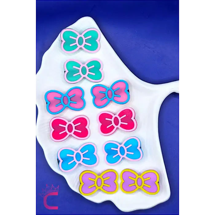 10lu Renkli Kelebek Tasarım Kız Çocuk Pens Toka Seti - Sevimli Kelebekli Bebek Saç Tokası