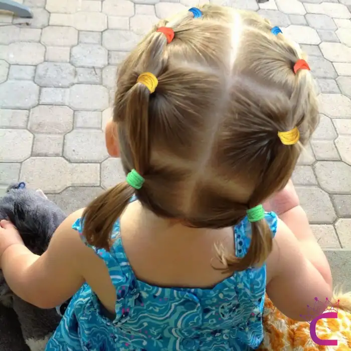 100lü Dayanıklı Elastik Renkli Lastik Toka Seti - Günlük Kullanım Lastikli Saç Lastiği Örgü Tokası