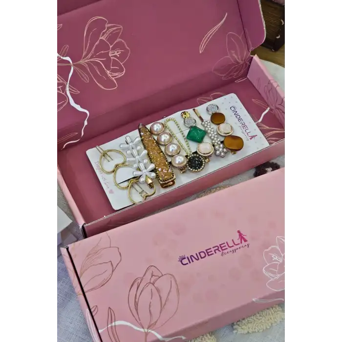 14 Şubat Sevgililer Günü Kutusu Özel Hediyelik Kadın Toka Kız Arkadaşa Sevgiliye Doğum Günü Hediyesi