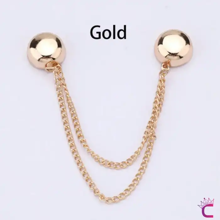 4lü Mıknatıslı Pantolon Paça Kısaltma Klipsi Gold - Etek Tişört Beli Uzunluk Daraltma Aparatı Broş