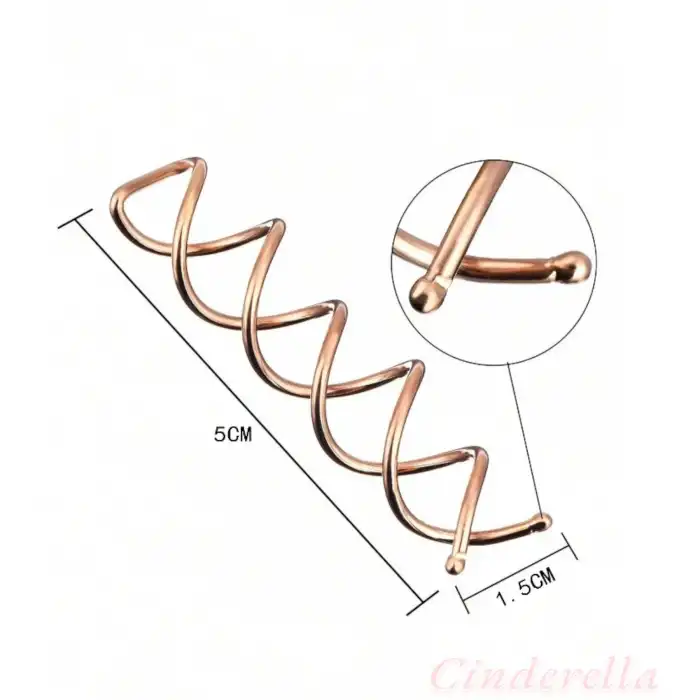 4lü Mucizevi Spin Topuz Tokası Siyah - Gizli Saç Aksesuarı Topuz Tokası
