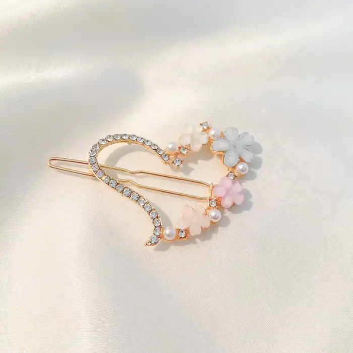 4lü Yeni Sezon Taşlı Klips Toka Seti - Lüks Modern Toka Seti