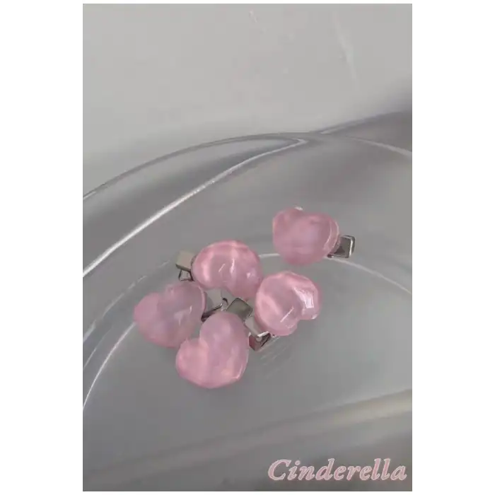 5li Kalpli Küçük Pens Toka Seti - Kadın ve Çocuk Saç Aksesuarı Süsü Süsleme Klips Toka