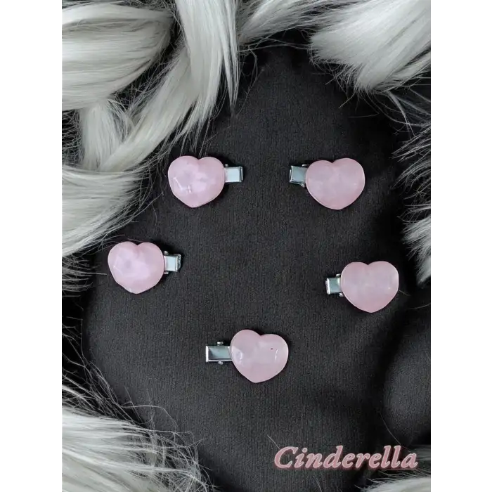 5li Kalpli Küçük Pens Toka Seti - Kadın ve Çocuk Saç Aksesuarı Süsü Süsleme Klips Toka