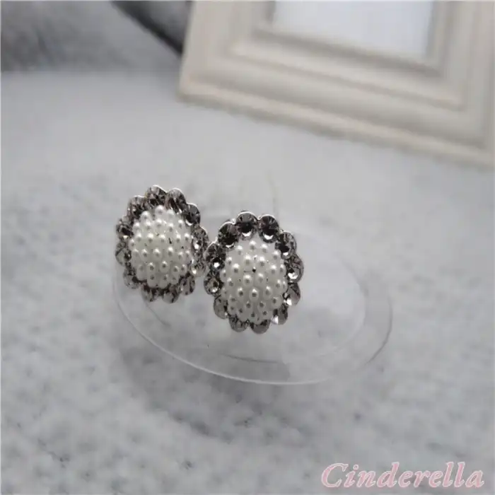 6lı Mini İncili Kristal Taş Detaylı Firkete Set - Düğün Gelin Söz Fotoğraf Çekimi Saç Topuz Tokası