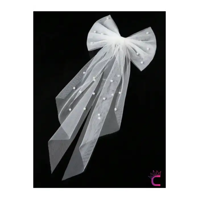 İncili Fiyonk Gelin Duvak Nikah Kepi Şapkası Vualet -After Parti Bride To Be Gelinlik Duvağı Tokası