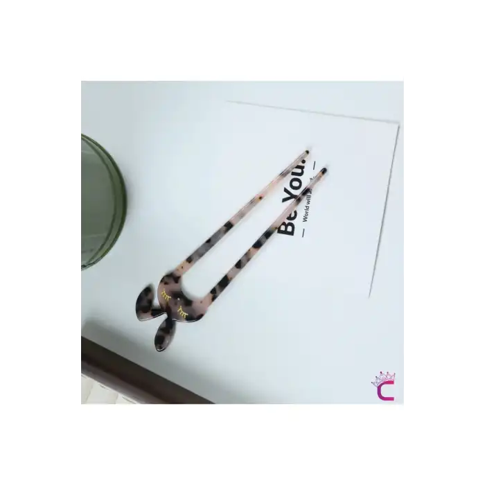 Sevimli Tavşan Kulaklı Kaplumbağa Sırtı Akrilik Kız Çocuk Saç Topuz Tokası - Kadın Saç Topuz Çubuğu